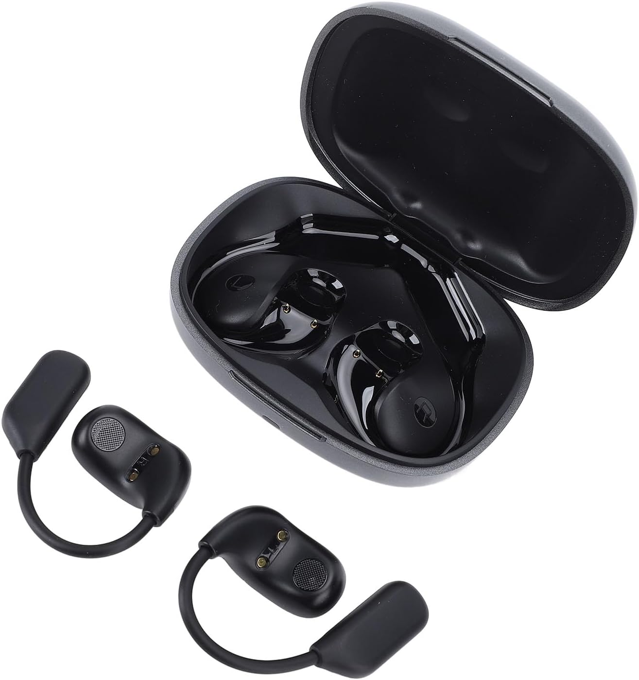 Yechiry Language Translator Device, JM16 AI 80 Languages BT Noise Cancelling Rain Proof Wireless Translation Earphone, Real Time Two Way for Business Settings image number 1