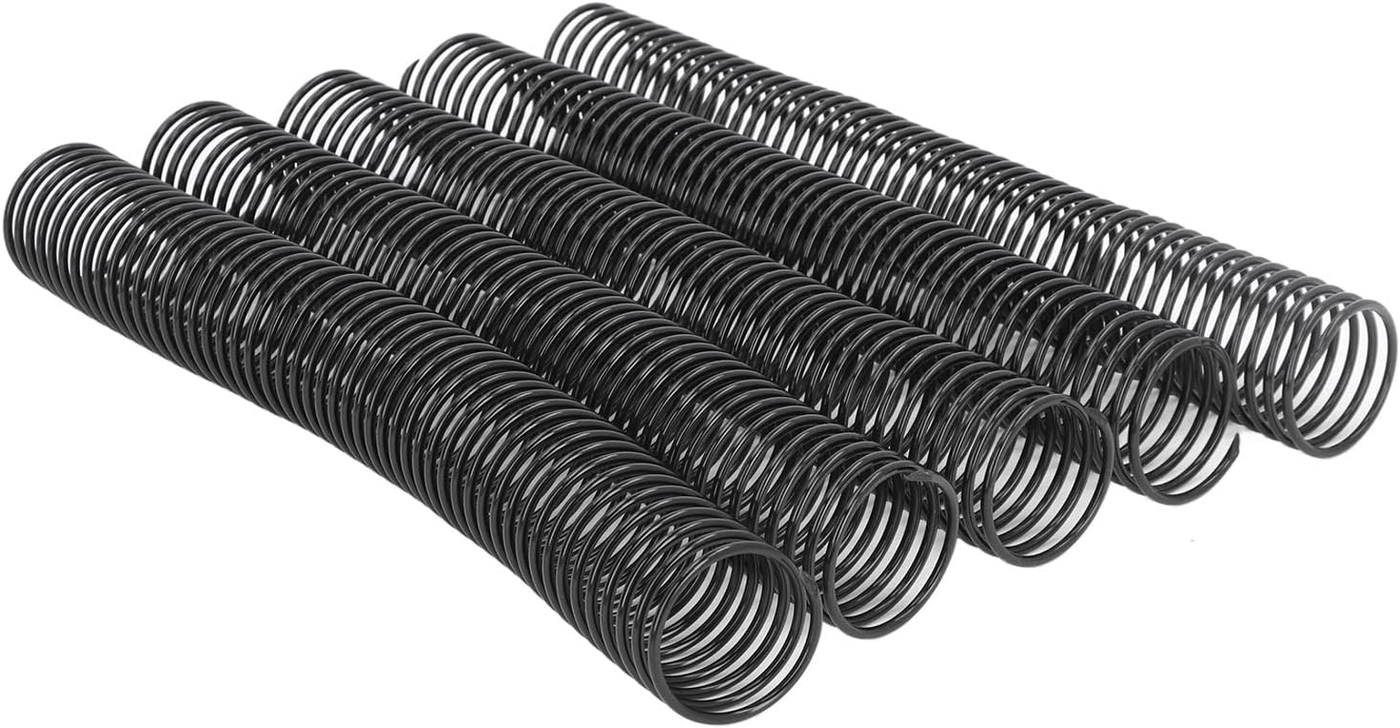 18-Pack Plastic Spiral Binding Coils 4:1 38Mm Binding Kit for Office Documents Spiral Binding Spines 2-In-1 Coil Binding Supplies for Papers Books Reports image number 1