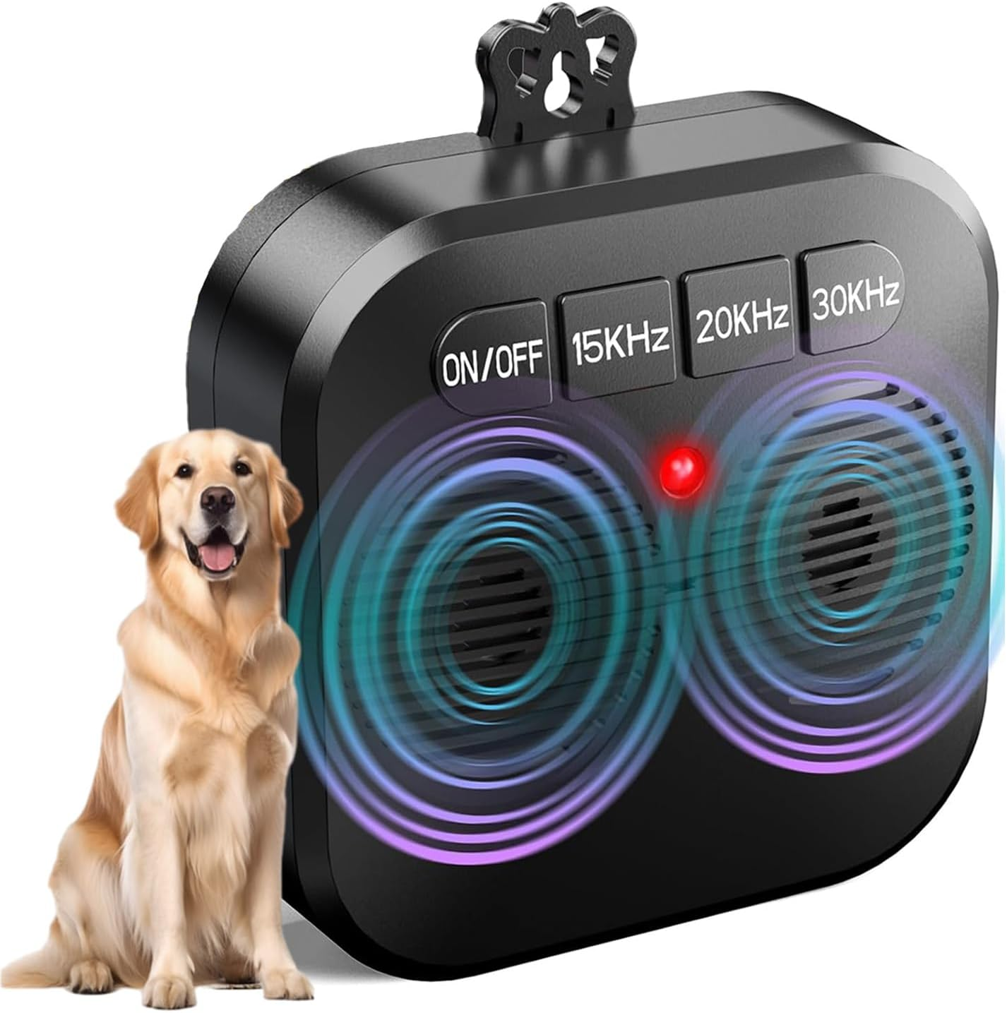 Ultrasonic anti Barking Device for Dogs, 33FT Range Bark Control Box with 3 Modes, Safe & Humane, Rechargeable Dog Bark Deterrent for Indoor & Outdoor Use image number 5