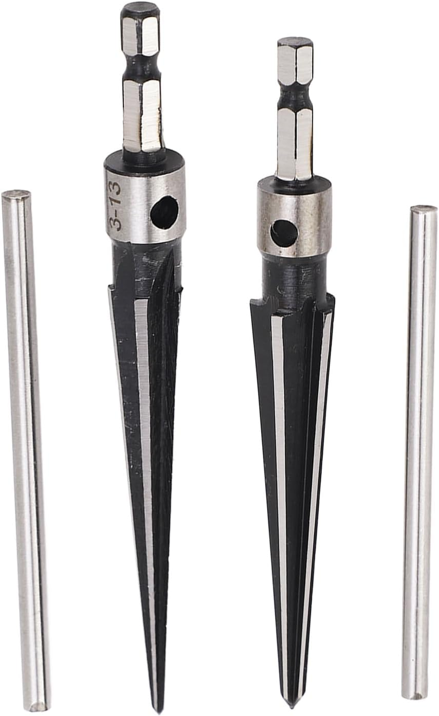 Tapered Reamer, 6 Flute T Handle, Chamfering Deburring, Incisive Cutting, 3-13Mm, 5-16Mm, for Musical Instrument, Woodworking, Sheet Metal image number 4