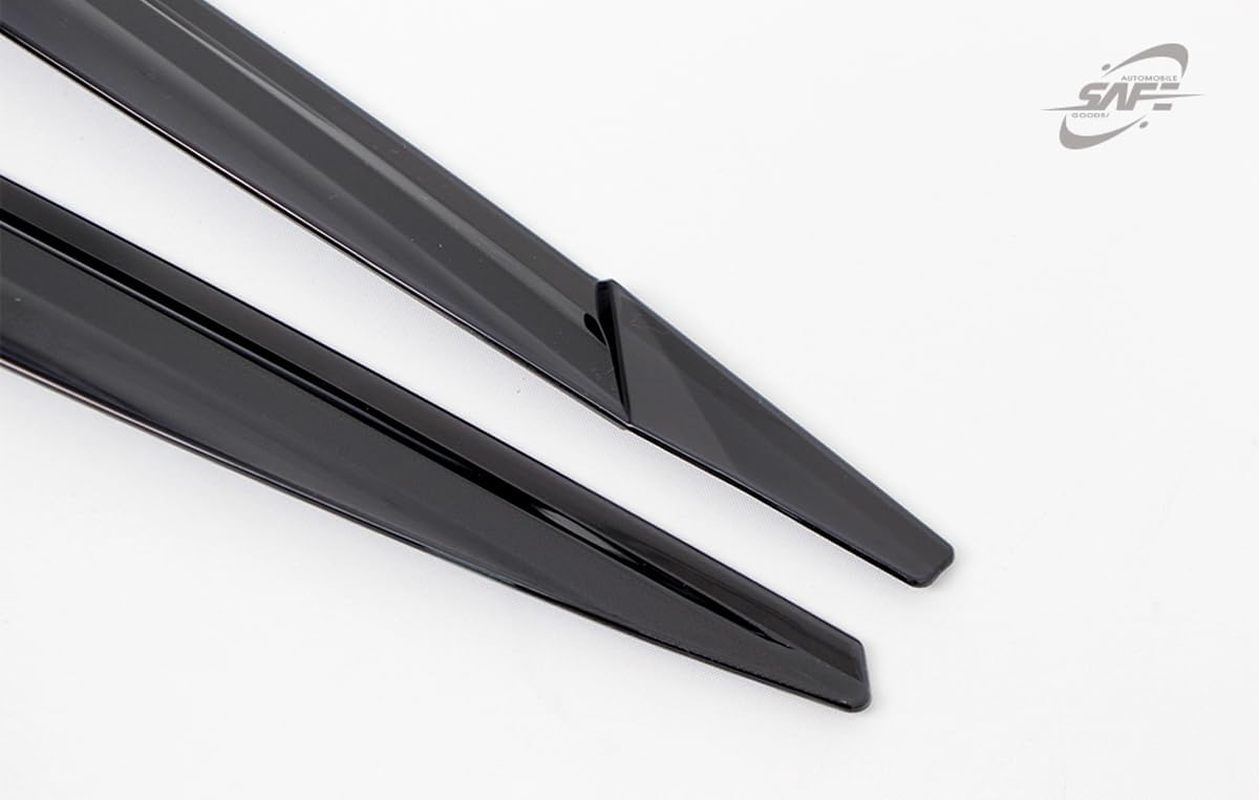 Generic Safe Compatible for Smoke Window Visor Sun Rain Vent Guard 4 Pcs Set Out Channel Visor Compatible with Hyundai Kona 2024~ image number 4