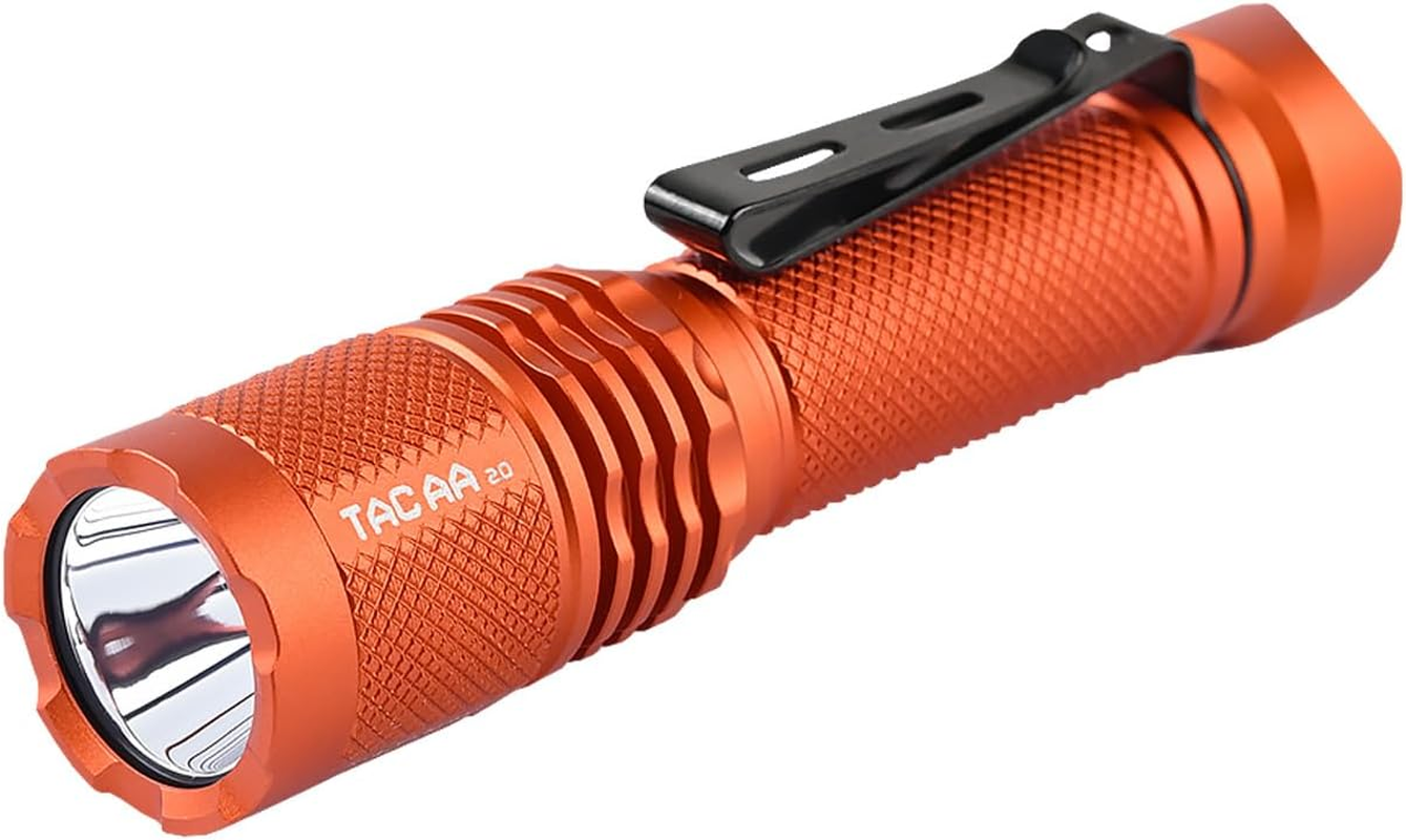 ACEBEAM TAC AA 2.0 Longest-Range AA Flashlight 360 Meters, 900 High Lumens Tactical EDC Flashlight Rechargeable, 6 Modes Pocket LED Super Bright Small Mini Flashlight for Camping, Home(Sft-25R HI) image number 6