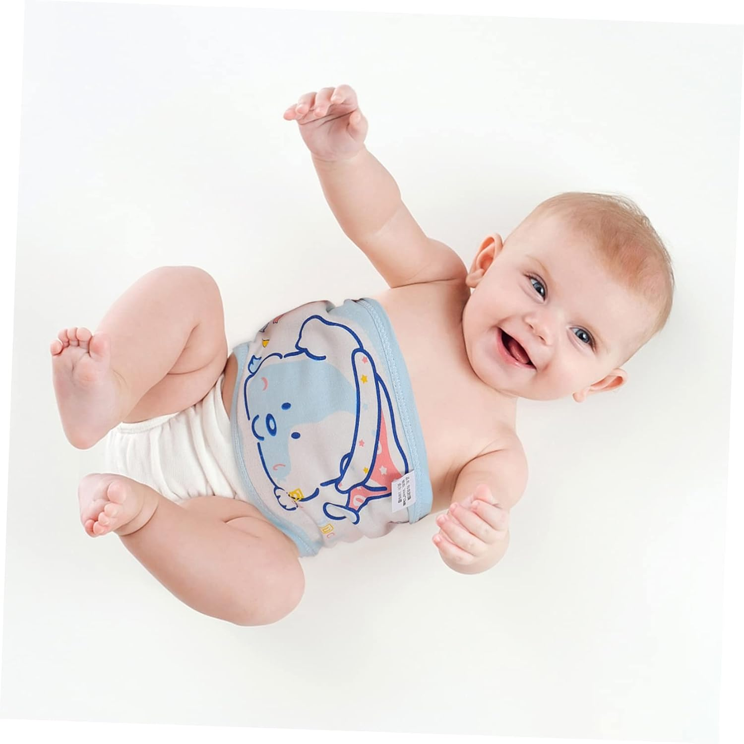 2Pcs Newborn Bellyband Cotton Umbilical Cord Protection Pregnancy Support Belt Tummy Band image number 6