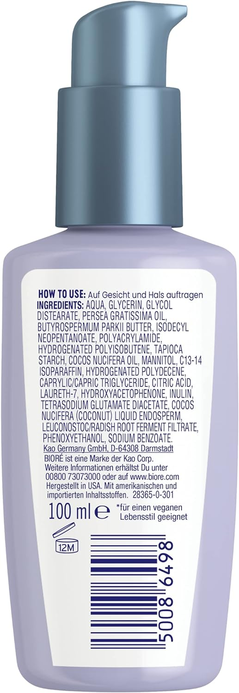 Bior&eacute; Hydrate and Glow - Moisturiser - Content: 100 Ml - Skin Type: Dry, Sensitive, Dehydrated - with Coconut Water, Prebiotics and Avocado Oil image number 6