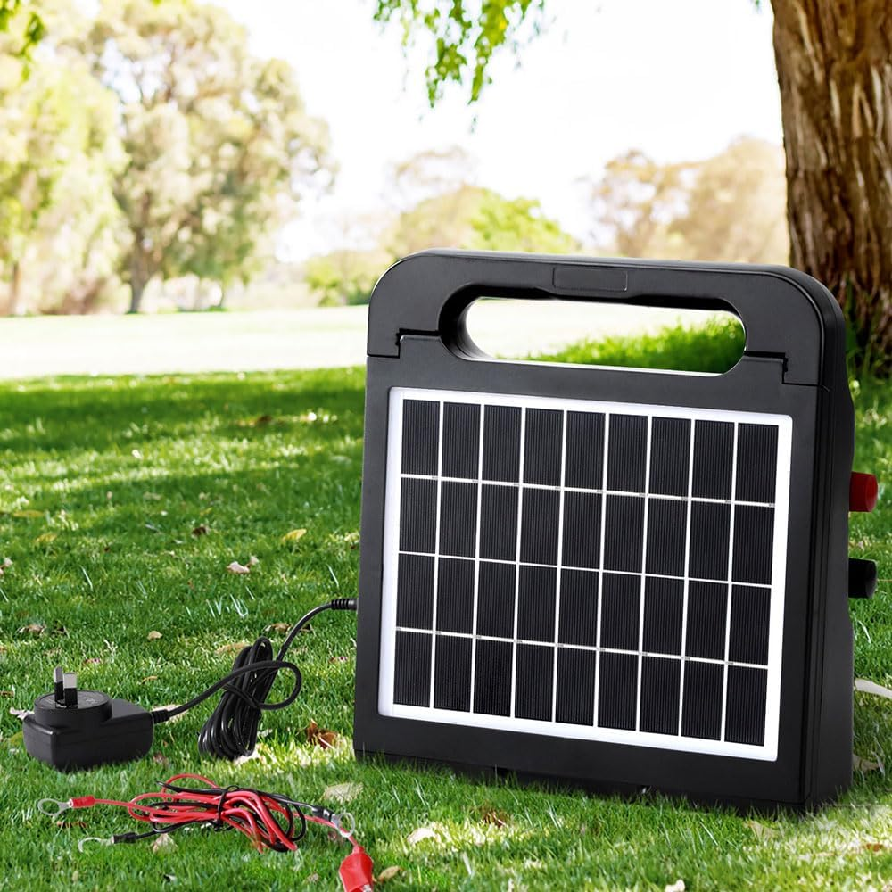 Giantz 5Km Electric Fence Energiser Solar Energizer Charger Farm Animal 0.3J image number 6