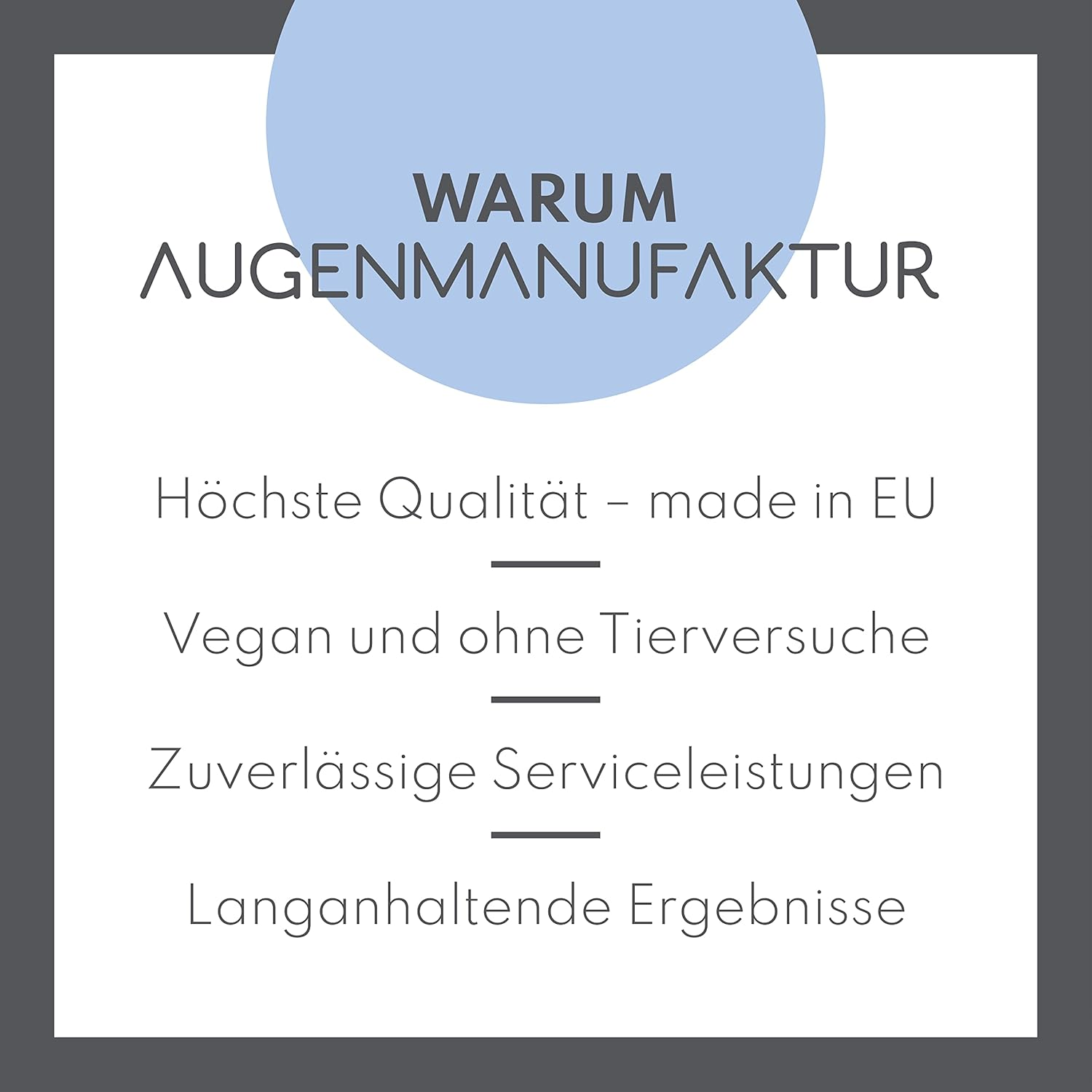 Augenmanufaktur Cleanser Brush - Silicone Brush for Cleaning Eyelashes and Eyebrows - Removes Makeup