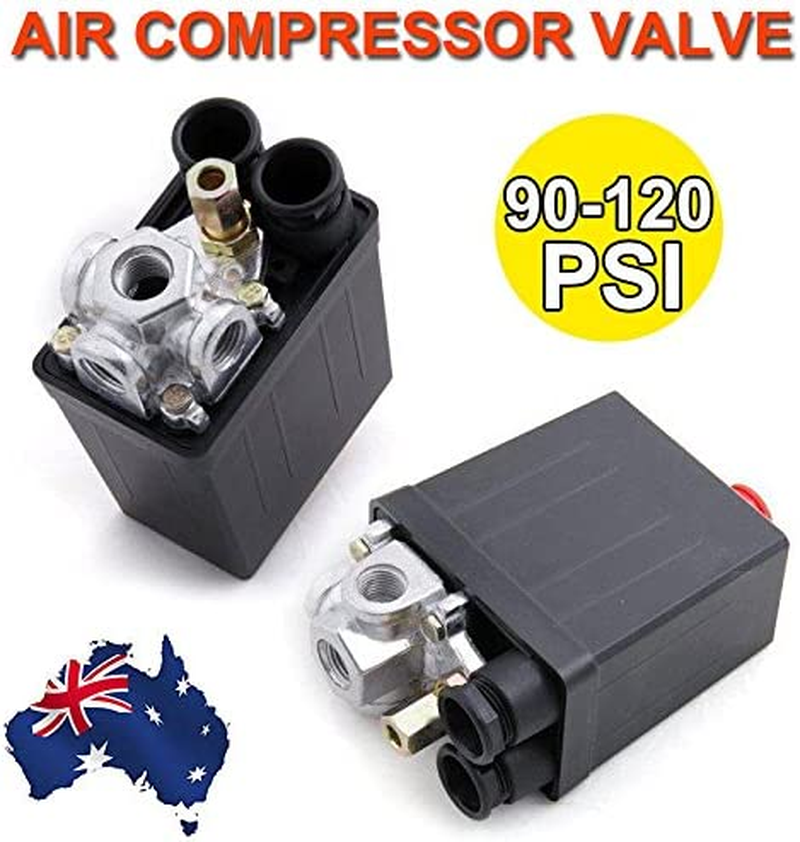 90-120 PSI Air Compressor Pressure Switch Control Valve Heavy Duty Miniative AU image number 2