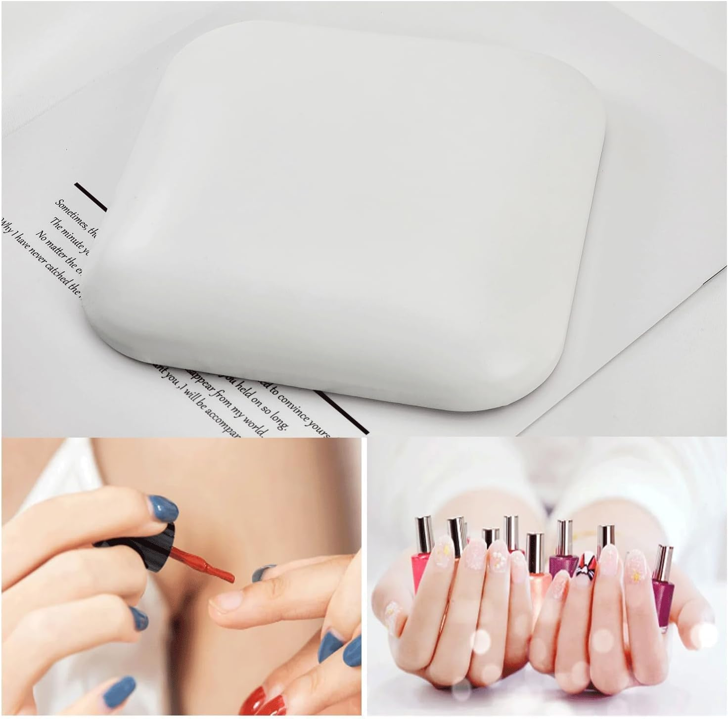 Nail Armrest Cushion for Elbows, Nail Arm Rest Hand Cushion, Non-Slip Manicure Hand Cushion, Manicure Hand Rest Cushion, Non-Slip Elbow Pad, Nail Hand Cushion, Nail Studio Non-Slip Hand Rest