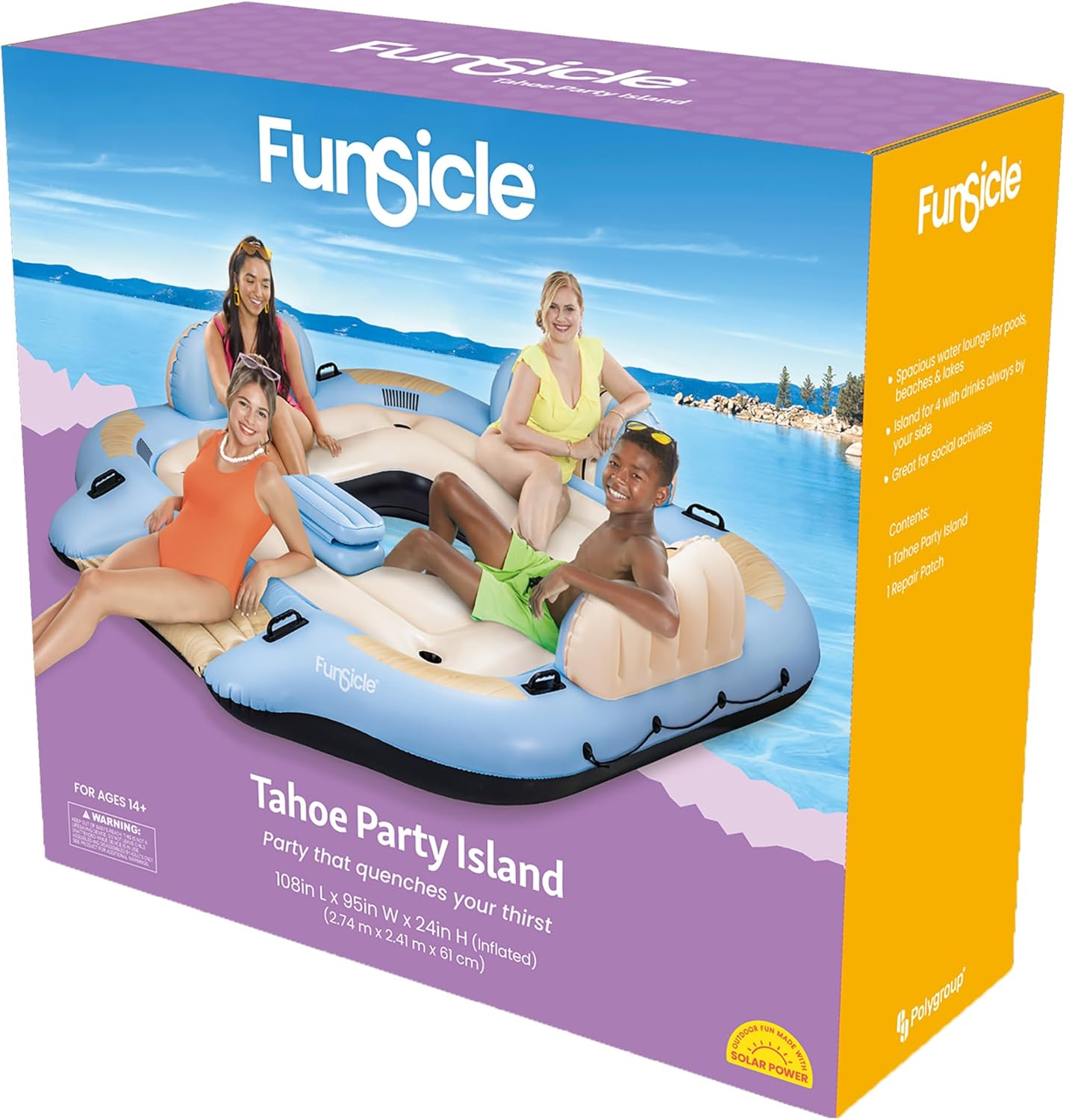 Funsicle: Inflatable Pool & Water Float image number 2