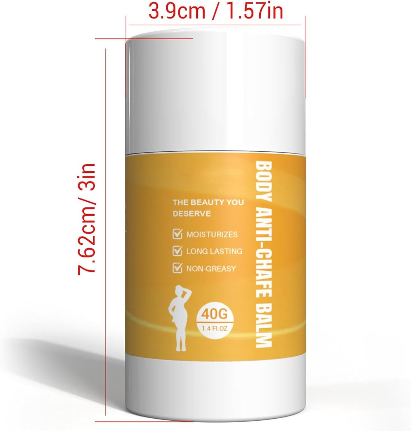 Anti Chafing Stick - anti Chafe Balm Cream for Thigh Rescue - anti Chafe Cream for Friction and Irritation Relief, Used for Chest, Arm, Thigh, image number 5