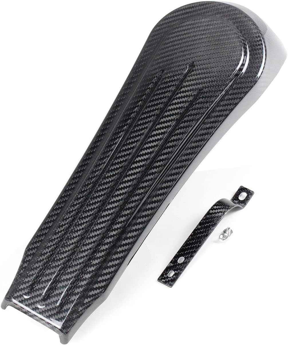 POWER JAMES POWERJAMES Carbon Fiber Low Profile Gas Tank Dash Panel Cover for Harley 2020 21 Street Glide Special 2022 23 Road ST Black image number 3