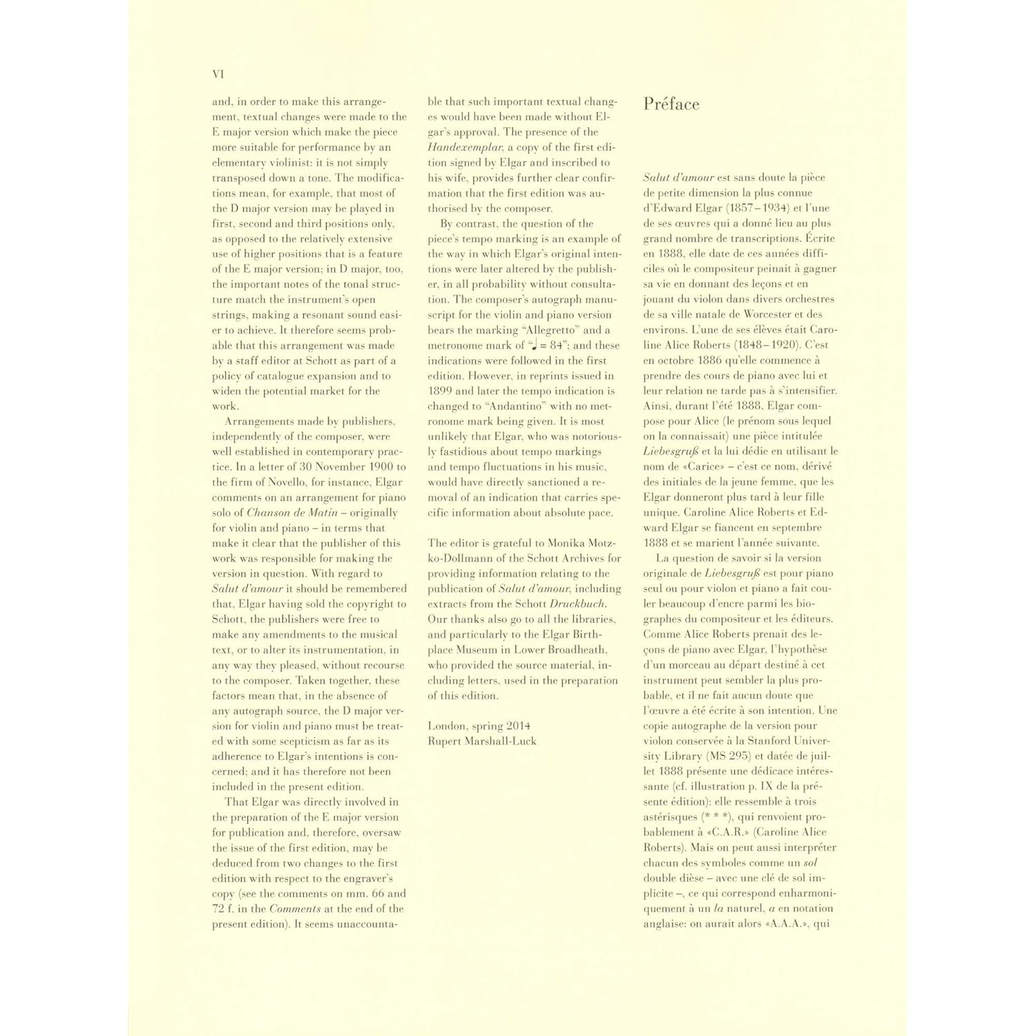 Salut D'Amour Op. 12 F&uuml;r Violine Und Klavier image number 1