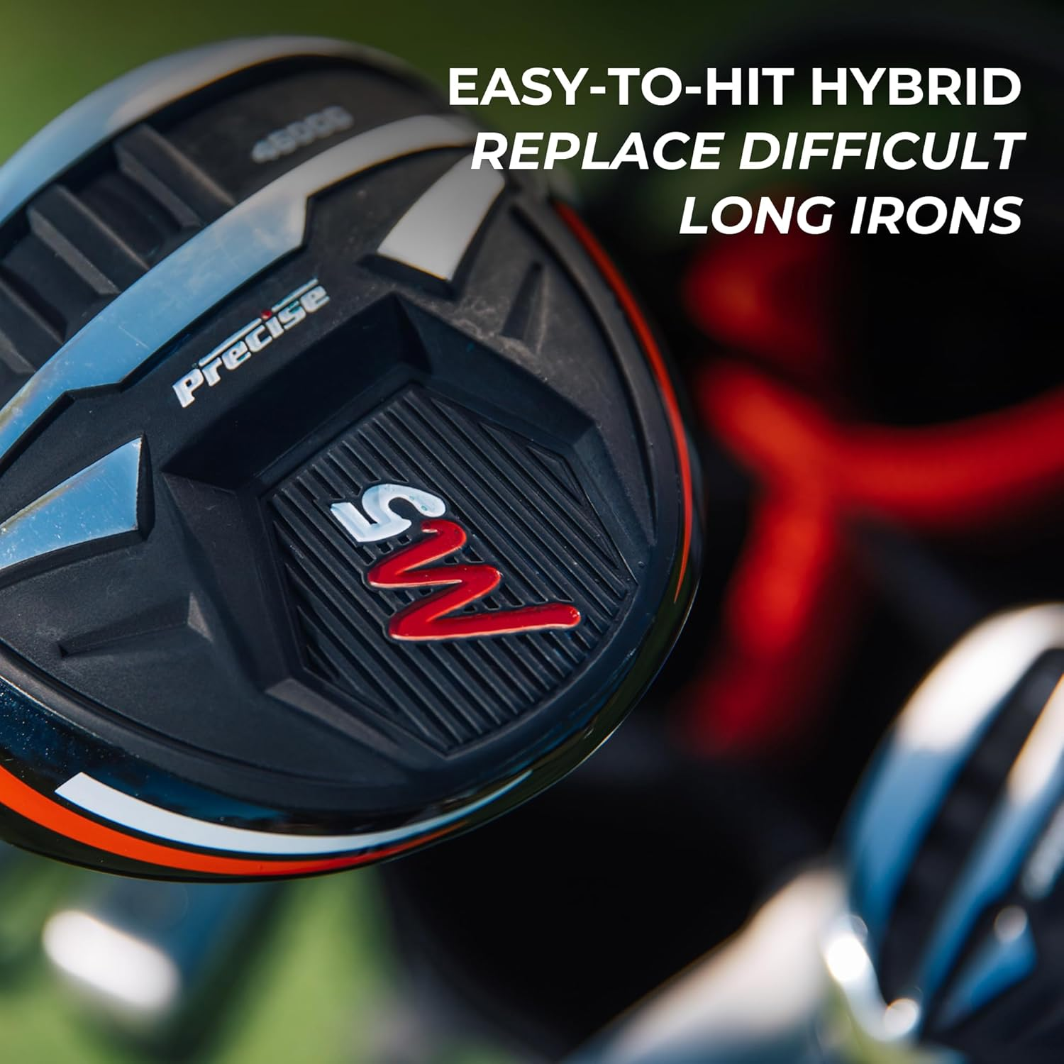 Top Line Men'S Right Handed M5 Golf Club Set for Tall Men (Height 6'1'' - 6'4''), Includes Driver, Wood, Hybrid, 5, 6, 7, 8, 9, PW Stainless Irons with True Temper Shafts, Putter, Stand Bag & 3 Hcs image number 1