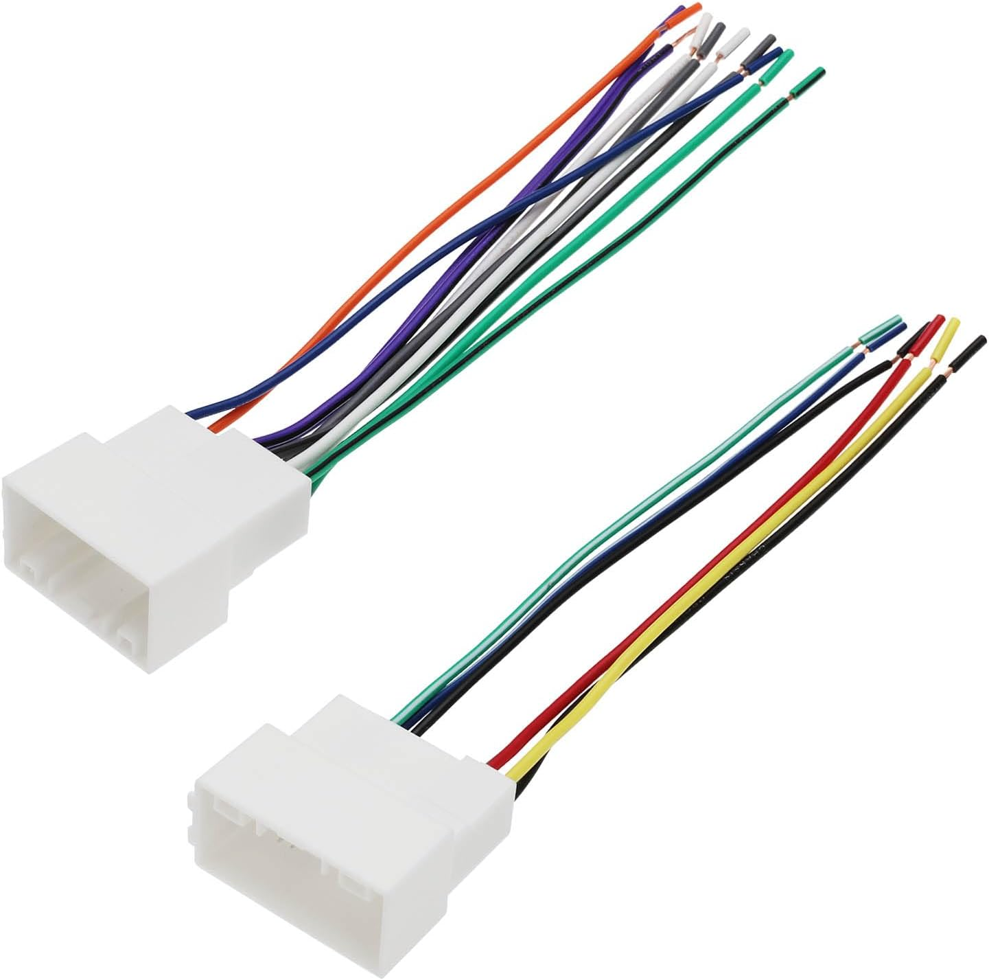 1 Set CD Player Wiring Harness Wire Radio Plug, Radio Wire Harness Stereo MP3 CD Player Connector Compatible with Hyundai Elantra 2010-2017