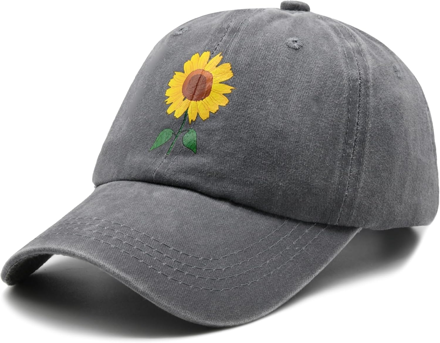 Sunflower Hat for Women, Lightweight, Adjustable Fit Soft, Breathable Baseball Cap