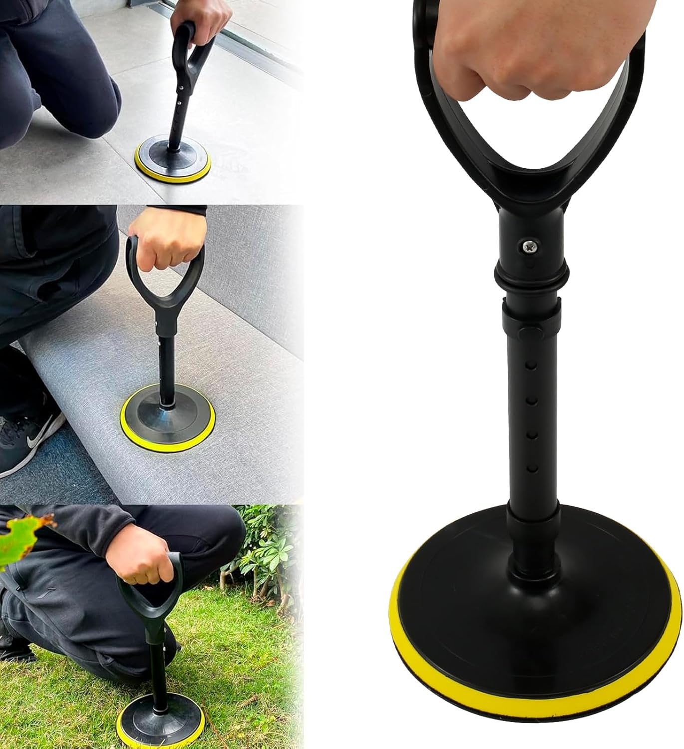 Adjustable Mobility Aid Tool 5 Height Levels Standing Aid Device Stable Standing Assist Device with 7 Inch Base Multifunctional Elderly Lift Assist Device Supports Equipment for Rising Indoor - Graphic Payment image number 2