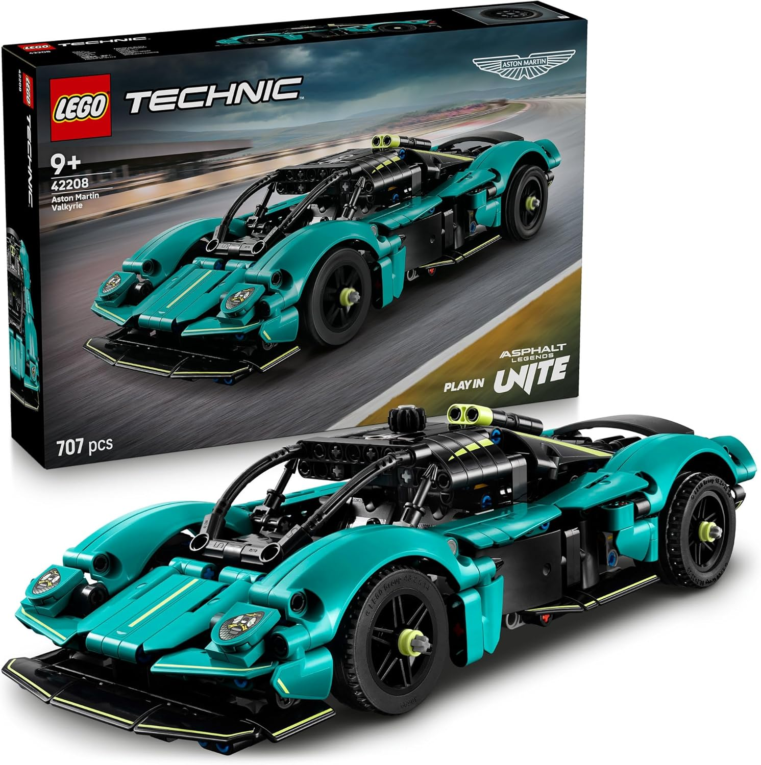 LEGO&reg; Technic&trade; Aston Martin Valkyrie 42208 Buildable Car Model Kit, Vehicle Toy for Kids, Creative Toy for Boys and Girls Aged 9 and Up image number 6
