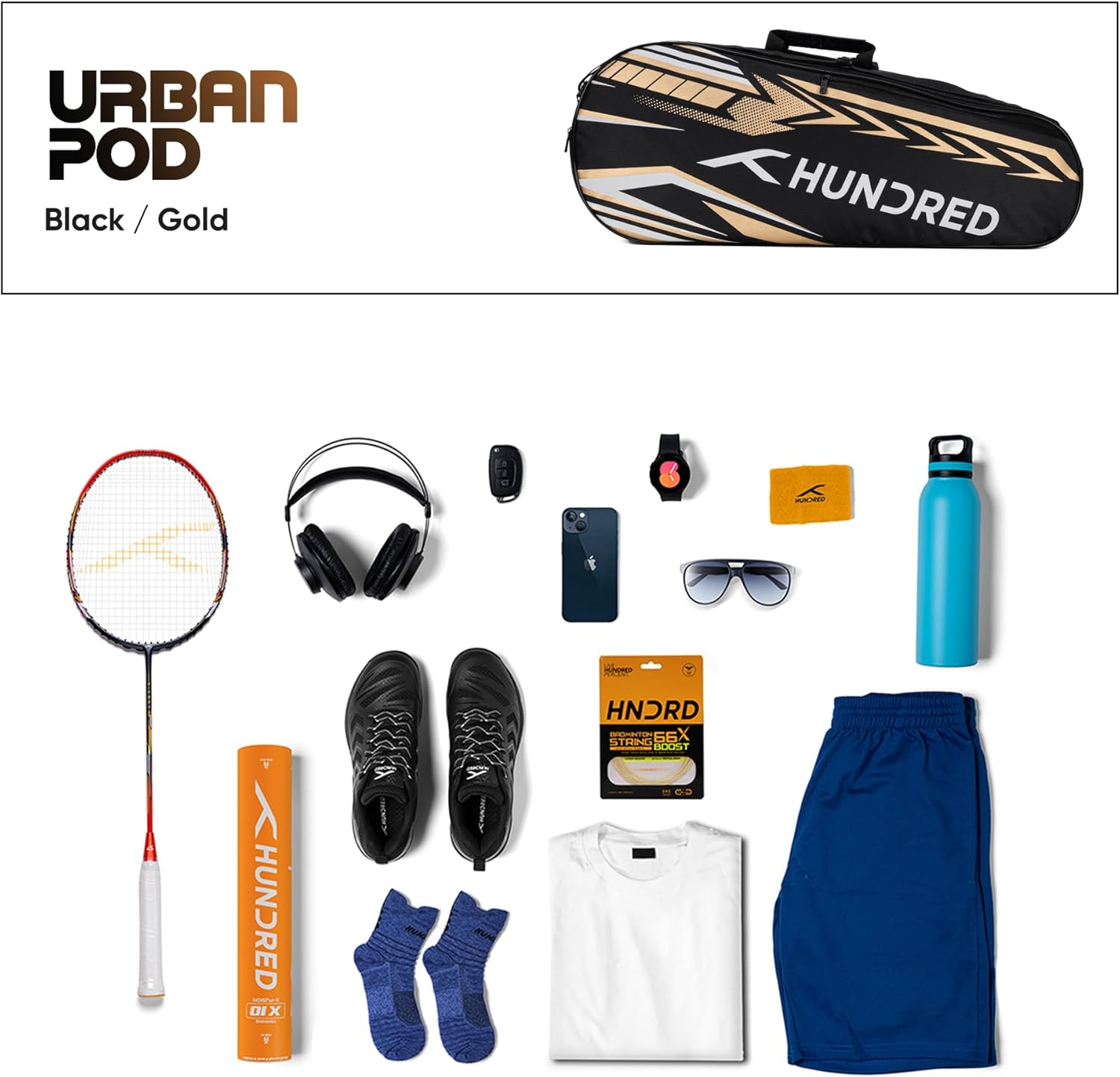 HUNDRED Urban Pod Badminton Kit-Bag .. image number 3