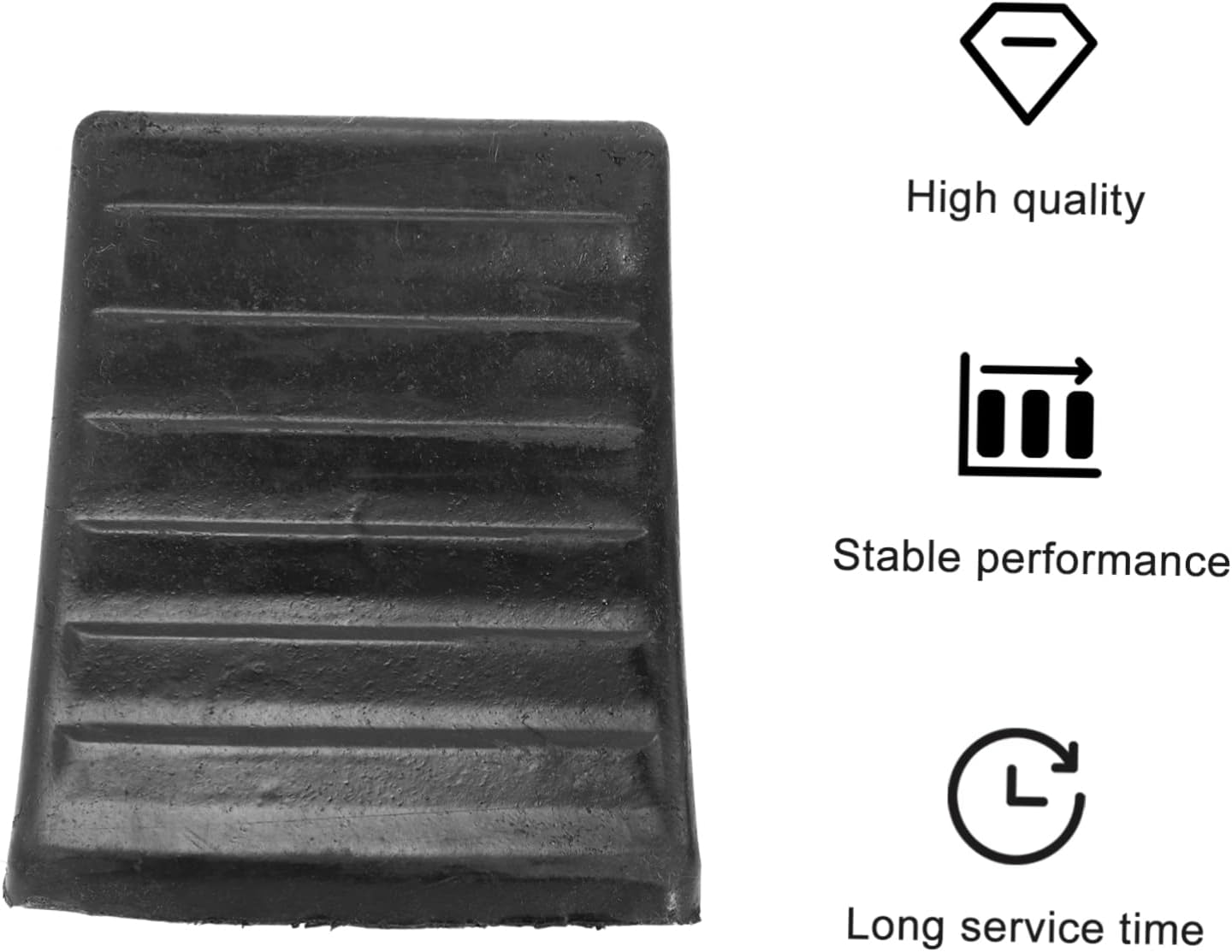 Mobestech Car Wheel Chocks Tyre Slipping Stopper Rubber Slip Wheel Alignment Block Vehicle Chocks image number 5