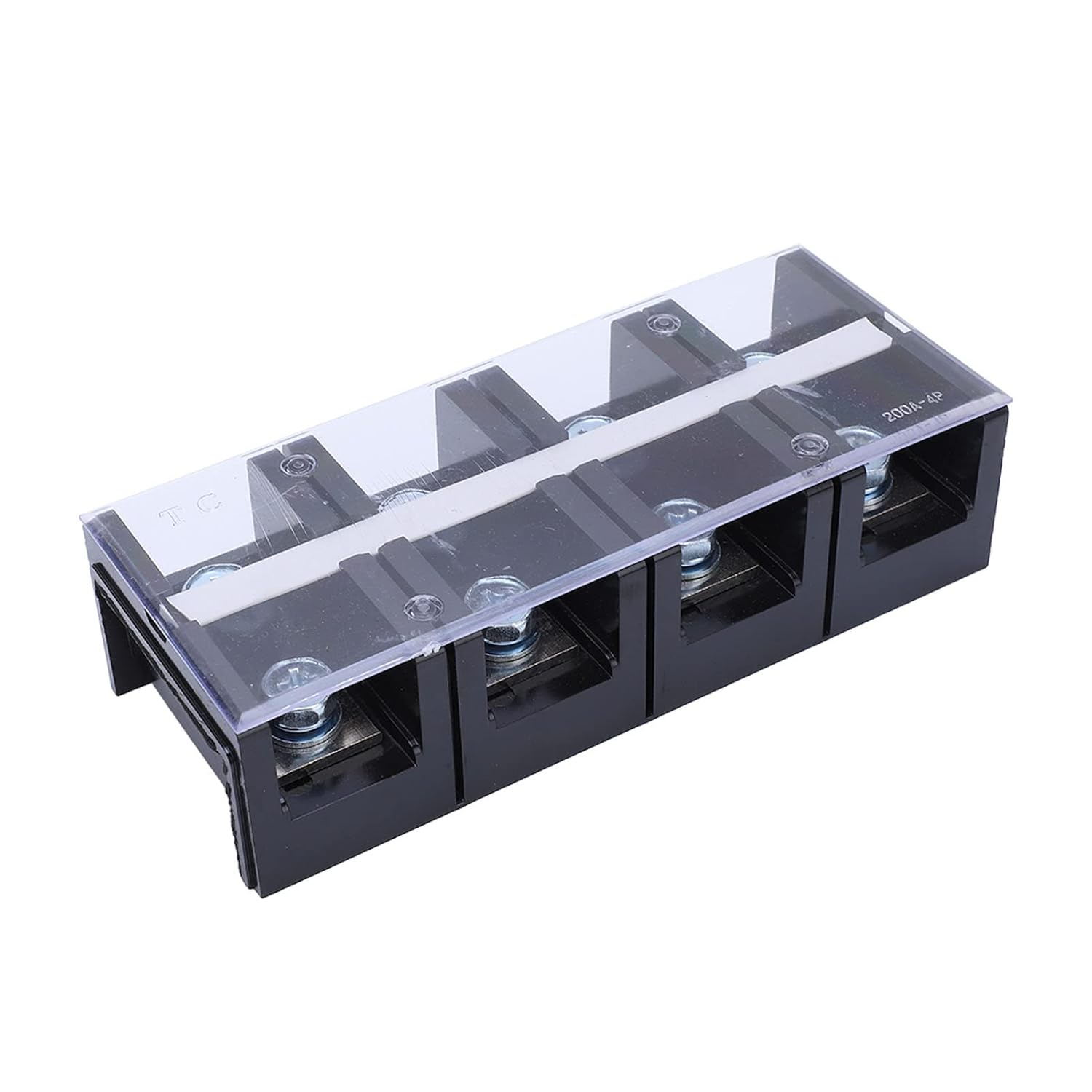 EVTSCAN Terminal Block Screw Type Dual Row 4 Position Strip 200A Barrier for Electrical Connection image number 6
