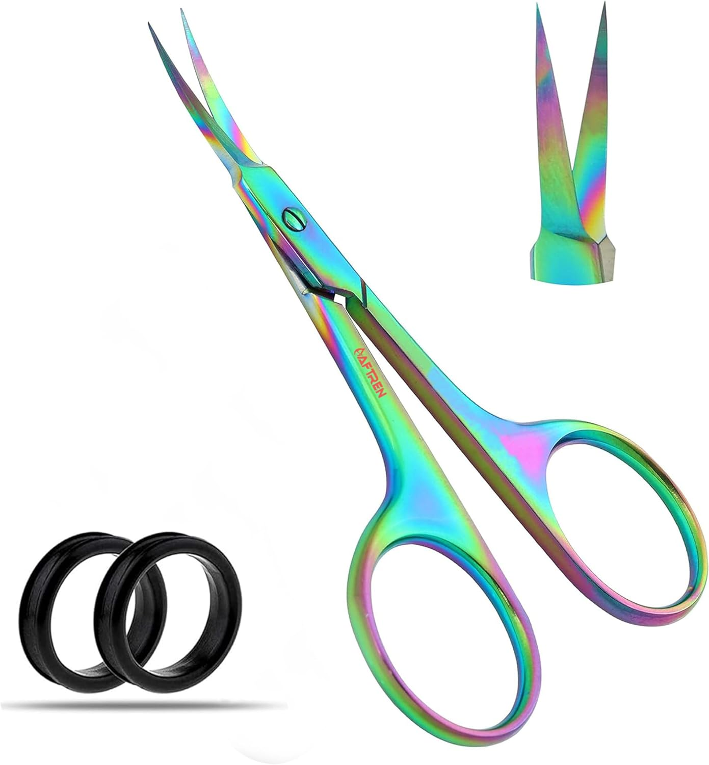Professional Stainless Steel Cuticle Scissors, Eyebrow Scissors, Eyelashes and Moustache Scissors, Manicure Scissors and Nail Scissors for Kids for Men, Women and Girls
