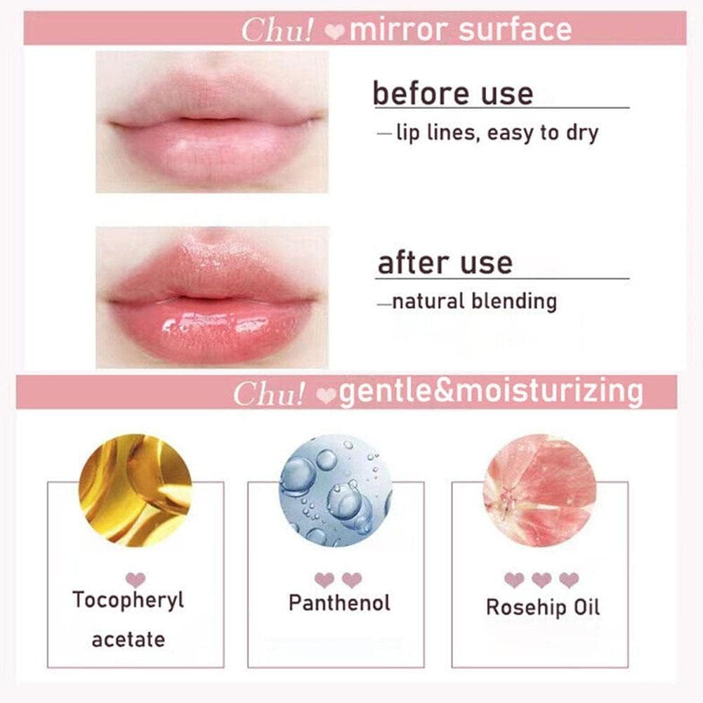 Flortte Jelly Lipsticks First Kiss Love Nice to Meet Chu Heart Shape. Moisturizing Lip Glaze for a Luscious Pout image number 4
