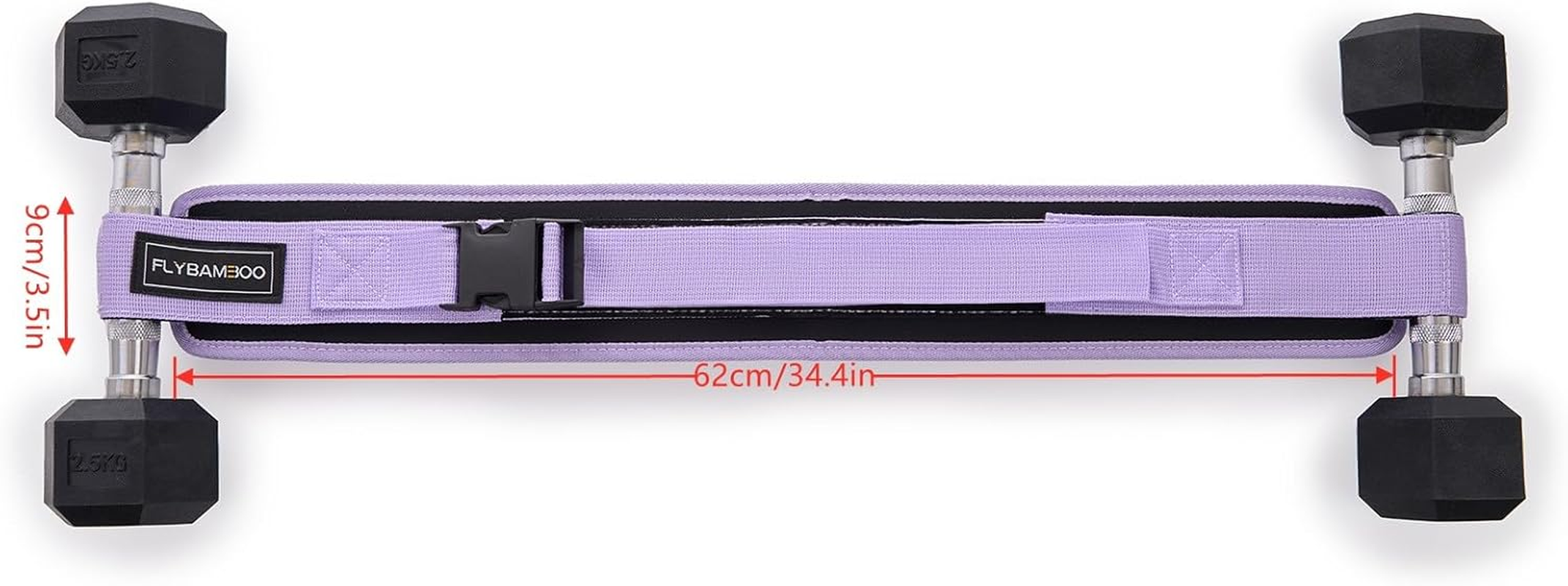 Hip Thrust Belt for Dumbbells,Booty Belt for Hip Thrust Slip-Resistant Padding - Gray image number 7