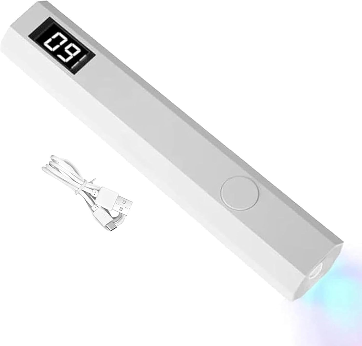 UV Nail Lamp - Rechargeable UV LED Dryer Gel LED Lamp | Manicure Curing Device Portable Nail Dryer for Beginners Professionals - Blue image number 7