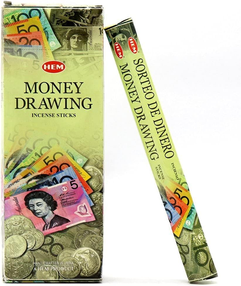 20/120 HEM Incense Sticks Nag Champa Hex Meditation Aroma Floral Home Fragrance, Money Drawing, 120 Sticks