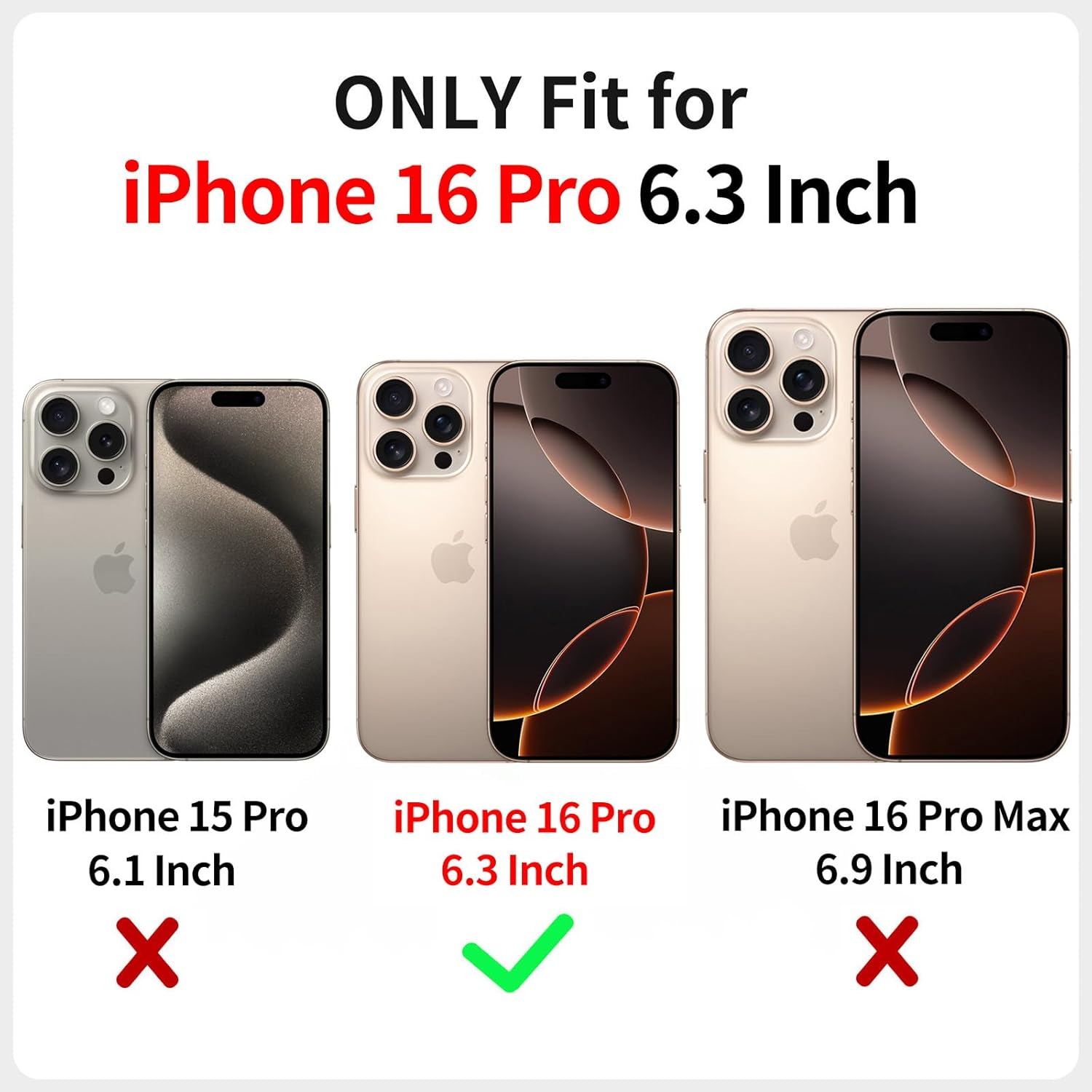 XIZYO for Iphone 16 Pro Case, Floral Rose Cute Phone Case for Women Girls Aesthetic Pattern Print Slim TPU Bumper Shockproof Protective Cover for Iphone 16 Pro 6.3 Inch, Black image number 5