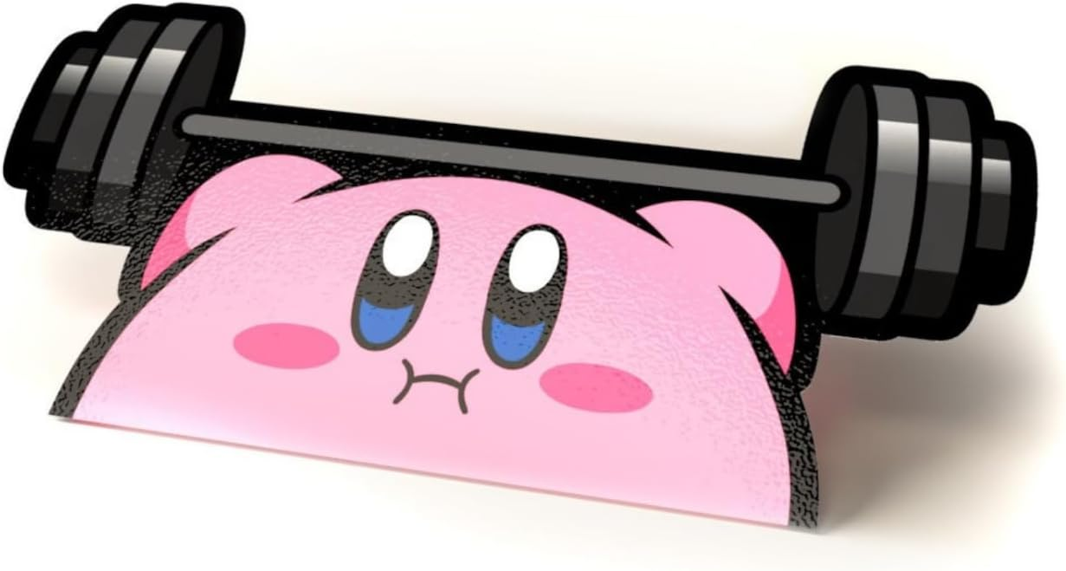 Rawan Fresh Car Stickers - Anime Pink Vinyl Sticker, Peeking Car Decals, Funny Stickers - Waterproof Bumper Stickers for Cars, Truck, Motorcycle, Wall, Window and Laptop. image number 6