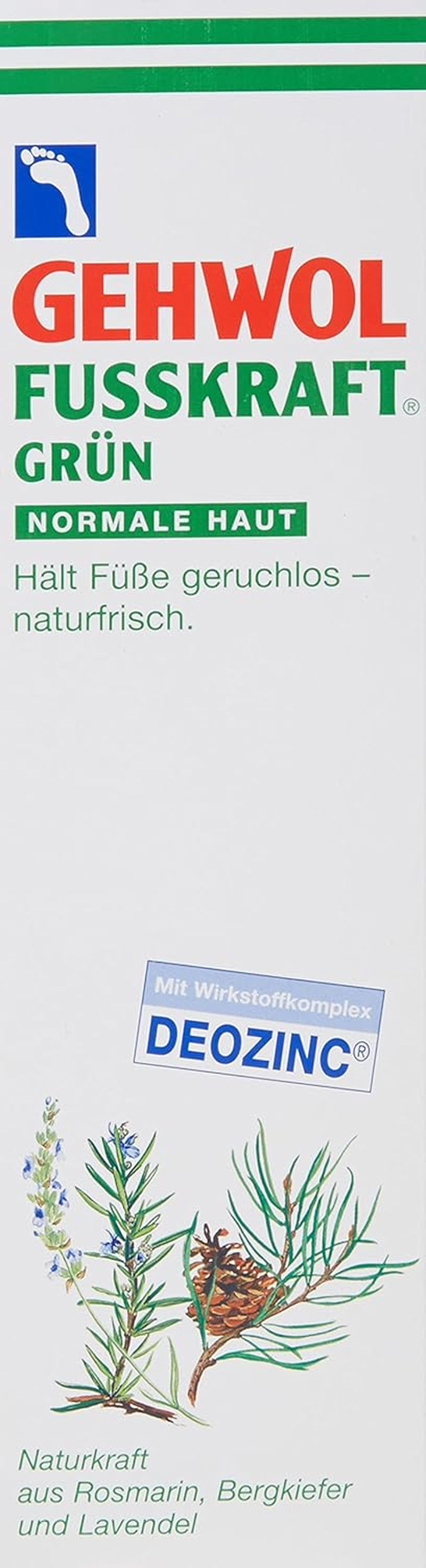 Gehwol Foot Cream Tube, Green 125 Ml