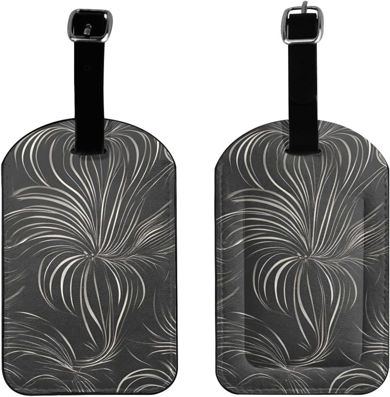 Modern Print Elegant Tag Stylish Tag Luggage Tag 4.3 X 2.76 Inch for Suitcases Travel Bags image number 4