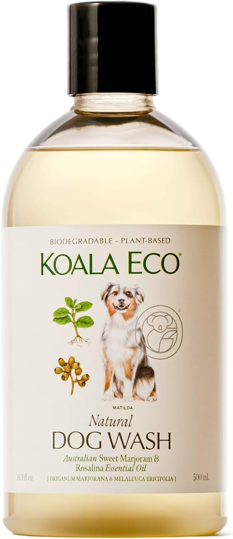 Koala Eco Natural Dog Cleaner, Sweet Marjoram & Rosalina Essential Oil, Plant Based Pet Wash - 500 Ml image number 1