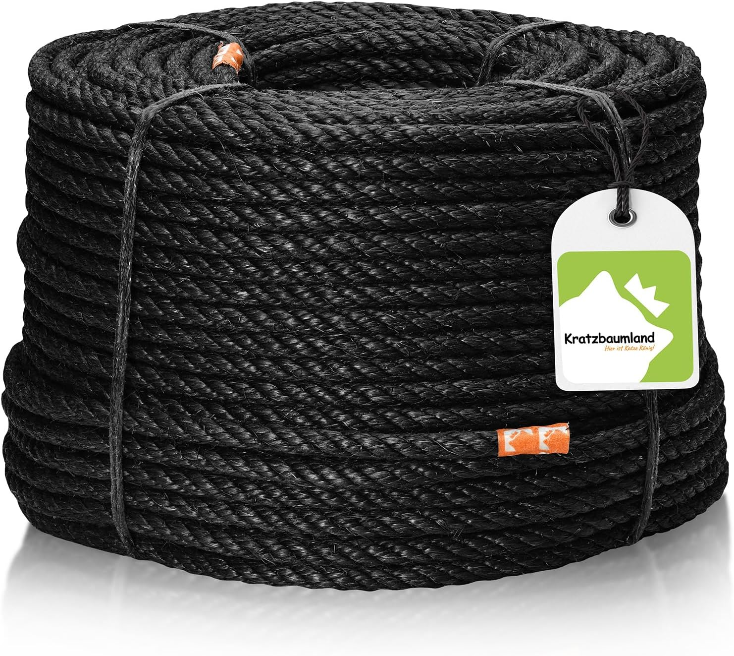Kratzbaumland Premium Sisal Rope Black 10 Mm Black Sisal Rope for Scratching Posts Various Lengths (20 Metres) image number 5