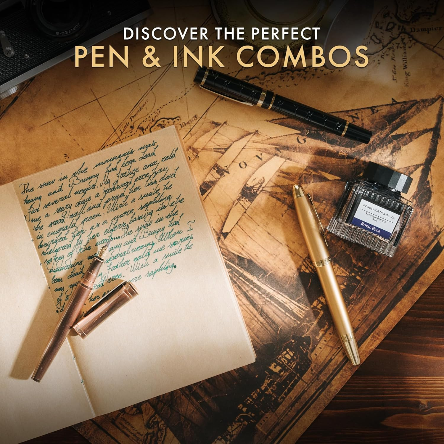 Wordsworth and Black Fountain Pen Ink Bottle (50 Ml) Premium Luxury Edition, [Poppy Corn Red] Fountain Pens Bottled Ink; Classic Designed Bottle Smooth Flow 50 Ml image number 4