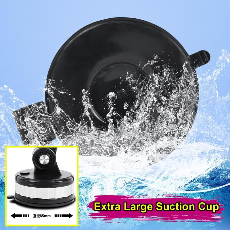 AUTOXBERT Car Phone Holder Mount Suction Cup Universal Mobile Phone Holder for Car Windscreen Dashboard Window 360 Degree Adjustable Compatible with Iphone Pro Max Samsung Etc All 4-7 Inches Screen image number 2