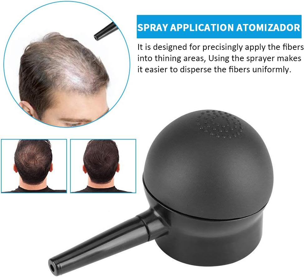 Hair Building Fibers Spray Pump Applicator, Spray Applicator Pump Nozzle for Hair Fibers to Instantly Thicken Thinning or Balding Hair for Men and Women, Natural Hair Loss Concealer Tool image number 4