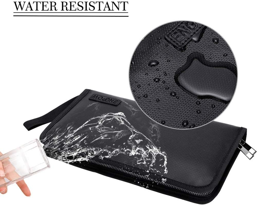 Expanding File Folder Document Organizer Fireproof and Waterproof Document Bag with A5 Size 13 Pockets Zipper Closure Portable Filing Wallet Holder Storage for Check,Bill,Receipts,Tickets(11.4' X6.3') image number 4