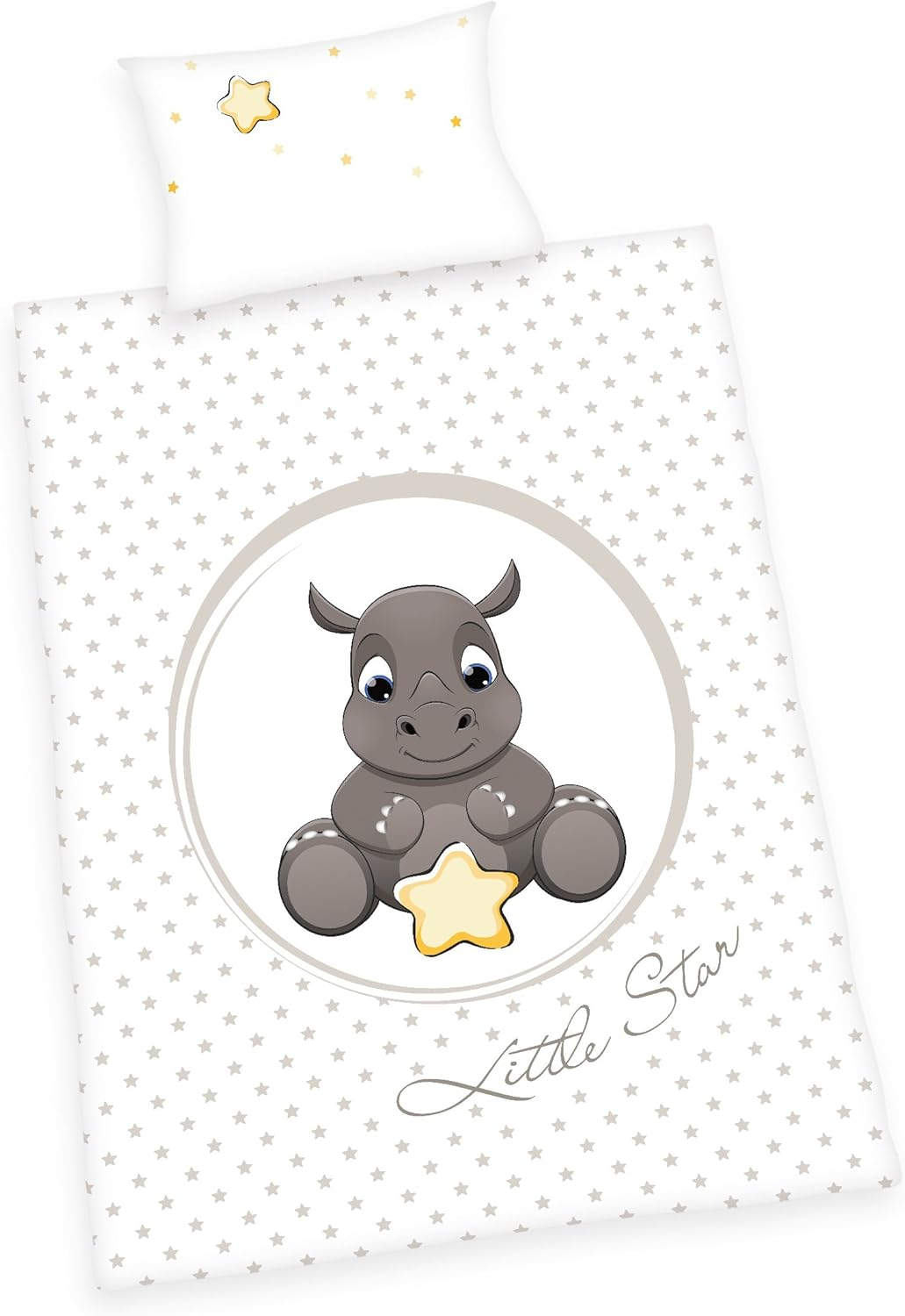 Herding Bedding-Set, Cotton, White, 40 X 60 Cm, 100 X 135 Cm image number 3