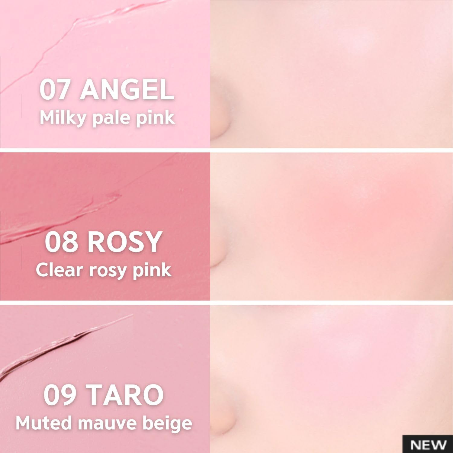 BBIA Ready to Wear Downy Cheek Cream Blush 8 Color - Creamy Blendable & Buildable Blush Dewy Texture & Matte Finish High Pigment Longlasting Lightweight Natural Face Makeup (06 DOWNY FIG, 3.5 Gram) image number 3