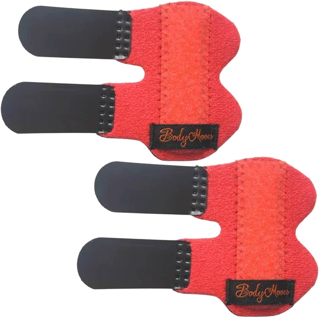 Bodymoves Finger Splints for Teens and Little Pinky Mallet Broken Trigger Finger Post Operative Care (Rosy Red) image number 4