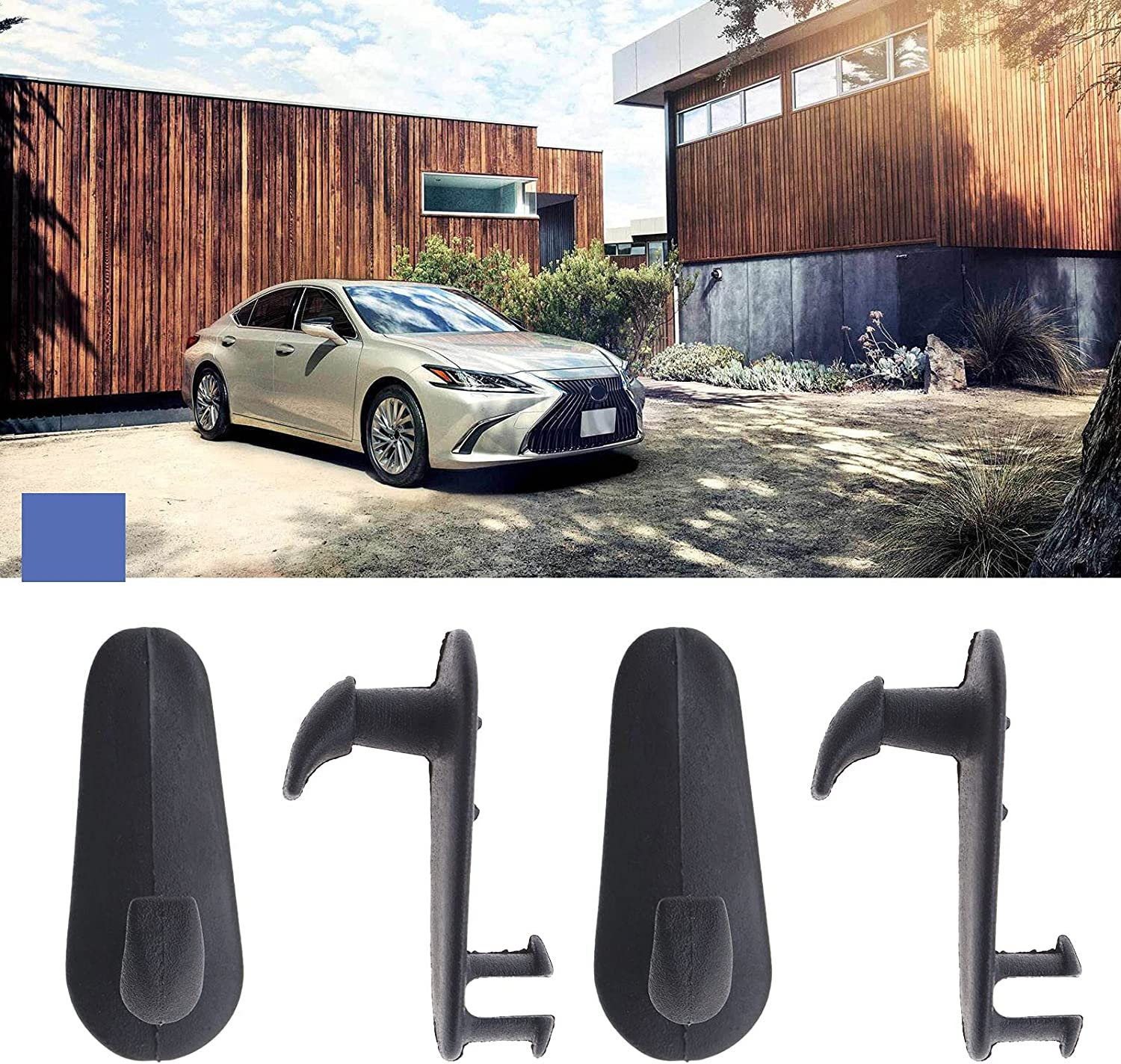 SING F LTD 8Pcs Car Mat Carpet Clips Fastener Fixing Hooks Compatible with Toyota Compatible with Lexus PZ410-99350-01 image number 6