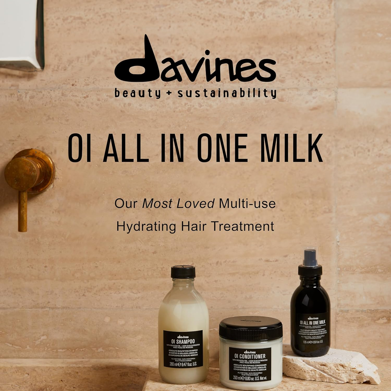 Davines Oi All in One Milk 50Ml image number 3