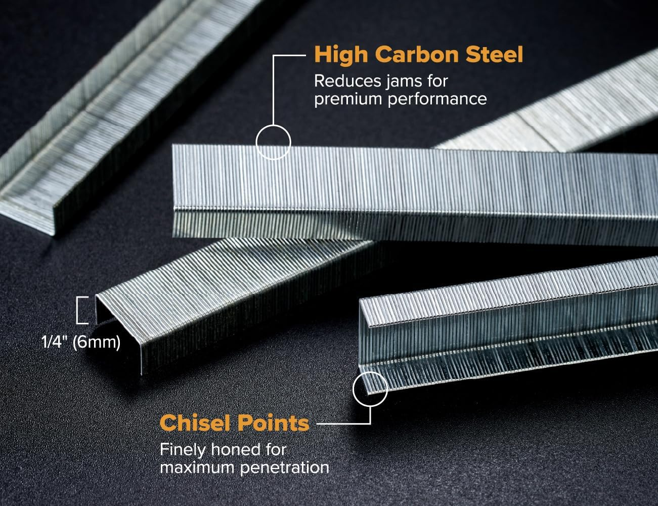 Bostitch Office Stapler, No-Jam Premium for Desktop, Includes 1,250 Staples, Full-Strip, 25 Sheet Capacity, Black image number 4