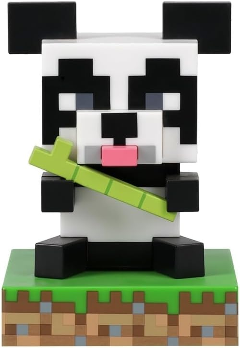 Paladone Minecraft Officially Licensed Panda Free Standing Desk Light, Gaming Room Decor and Merchandise for Boys and Girls, Nightlight Gift Accessory for Playroom and Bedroom