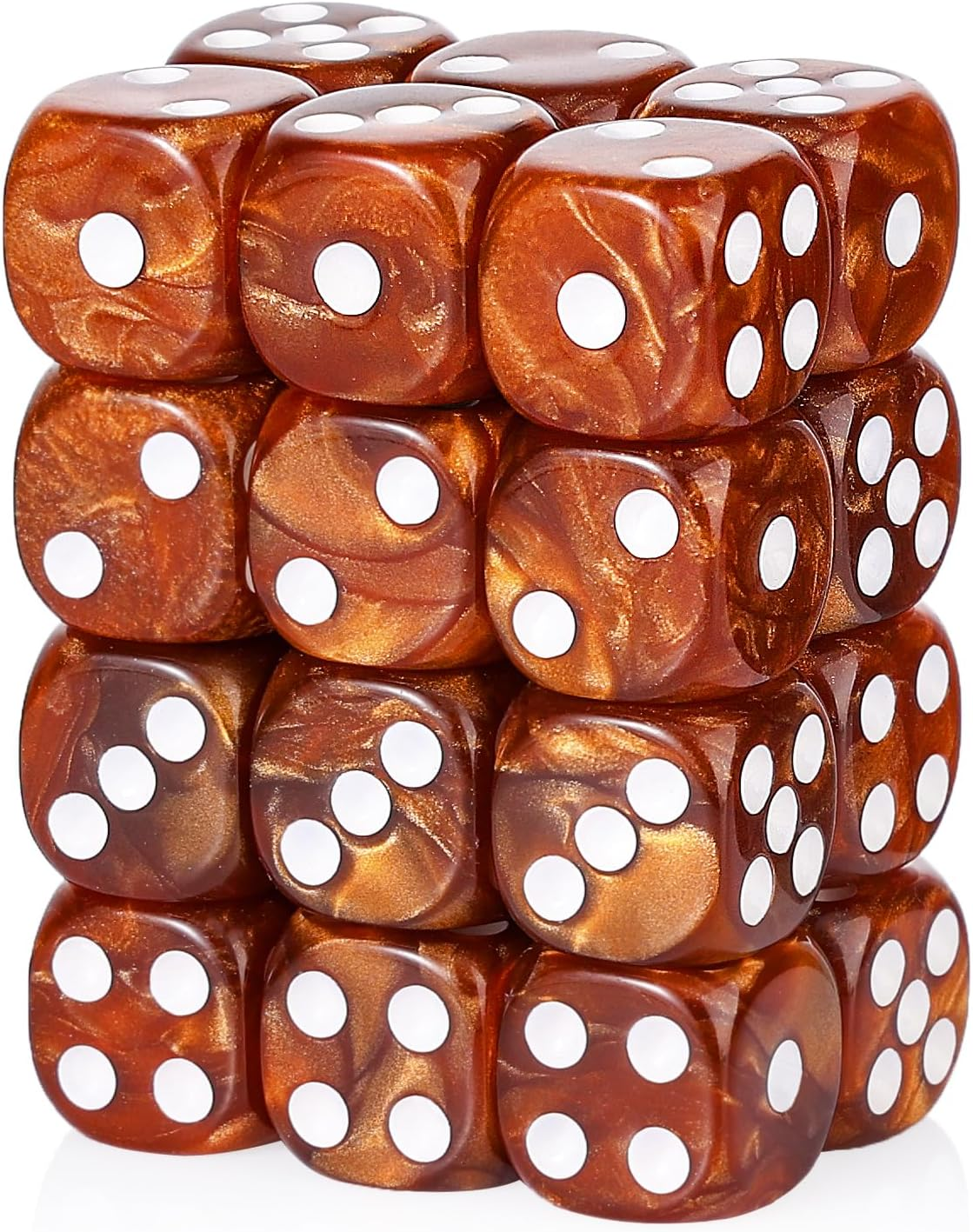 36 Pieces 12Mm 6 Sided Dice Set,D6 Game Dice Set,6 Sided Standard Game Dice for Board Games Dice Games Classroom Teaching Dices Game, with Portable Gaming Box(Red)