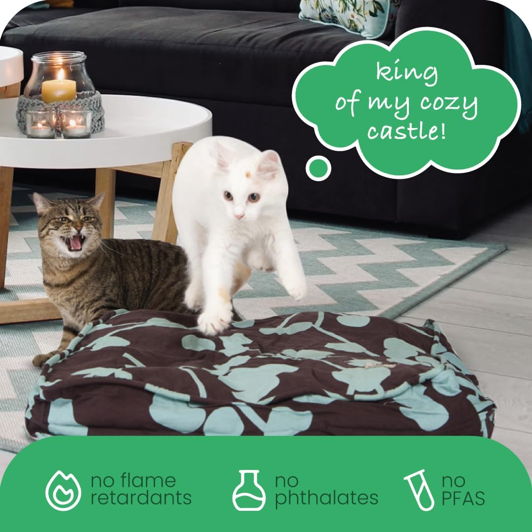 Molly Mutt Medium to Large Dog Bed Cover - Your Hand in Mine Print - Measures 27&rdquo;X36&rdquo;X5&rsquo;&rsquo; - 100% Cotton - Durable - Breathable - Sustainable - Machine Washable Dog Bed Cover image number 5