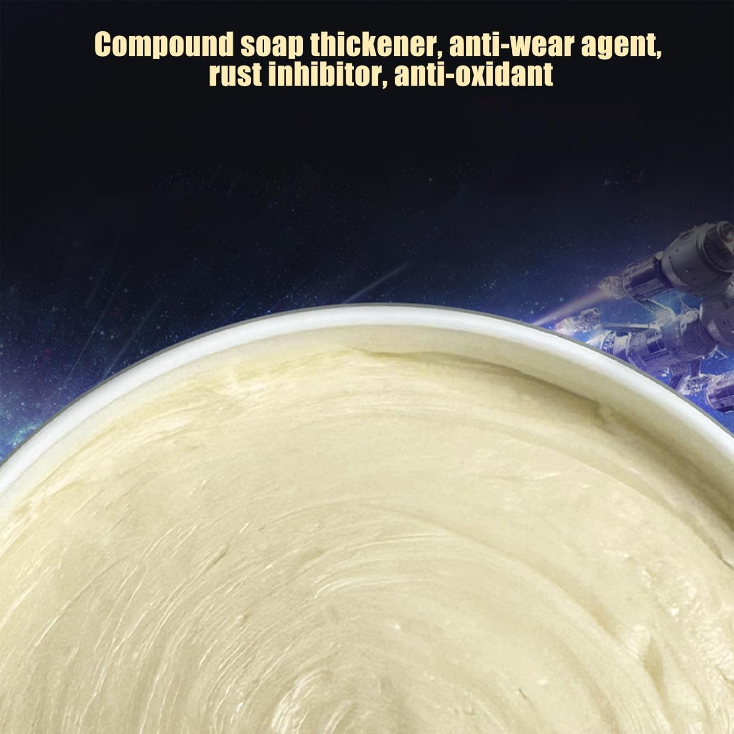 Bearing Grease,250G RC Grease | High-Temp Resistant Rust-Proof Low-Friction Anti-Seize Lubricant for Bearing Industrial Electrical Connector Slide Door Truck Motorcycle Printer