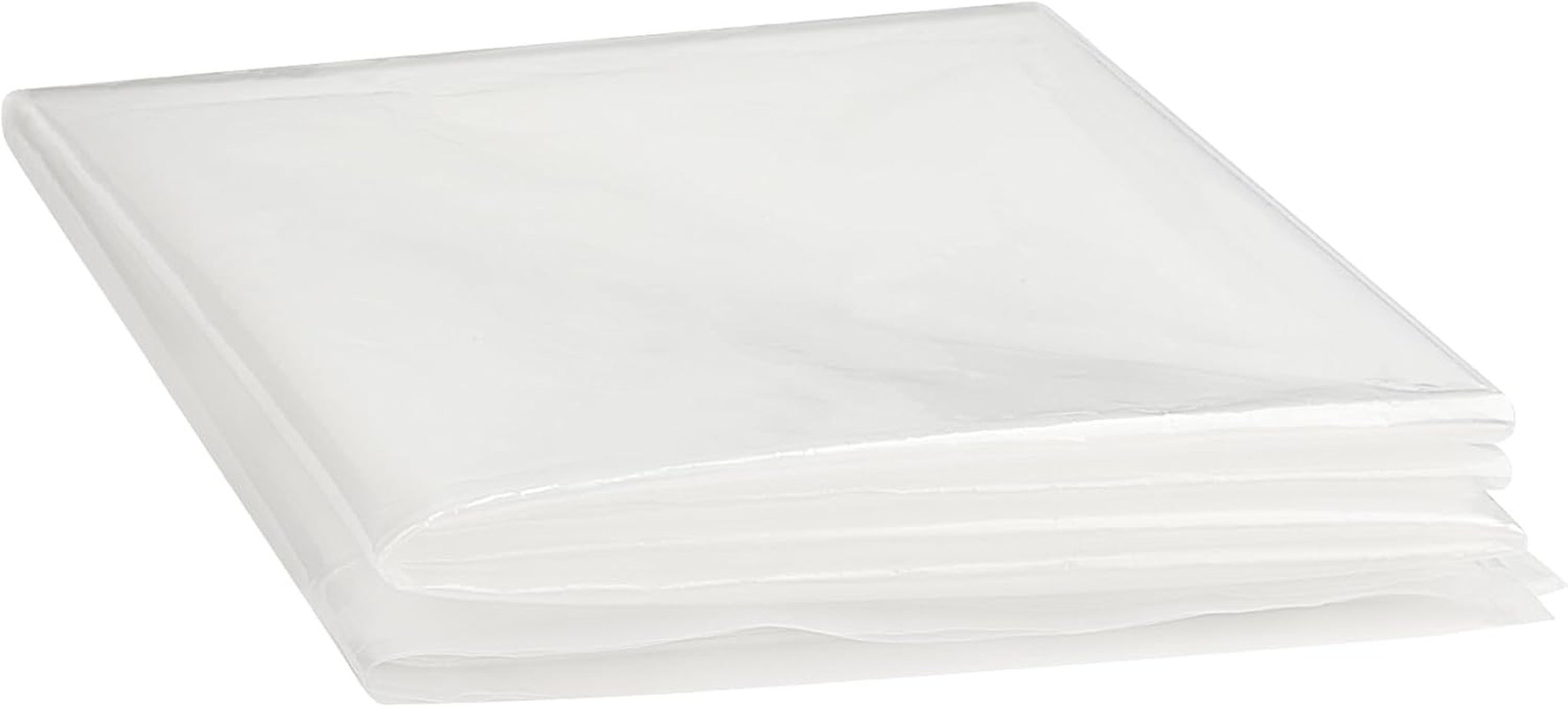 Plastic Greenhouse Film Sheeting Cover Hoop House Cover 6 Mil Thickness Greenhouse Polyethylene Film Garden Plant Cover Sheeting Freeze Frost Protection UV Resistant (6.5 Ft X 6.5 Ft) image number 2